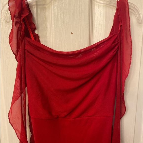 Petal & Pup Red Maxi Dress - Picture 4 of 9